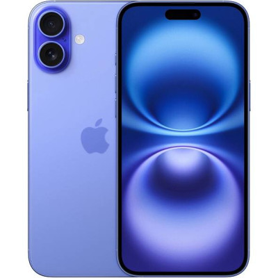 Смартфон Apple iPhone 16 128 Gb, 6.1", Ultramarine (nano-SIM + eSIM), синий, без rustore