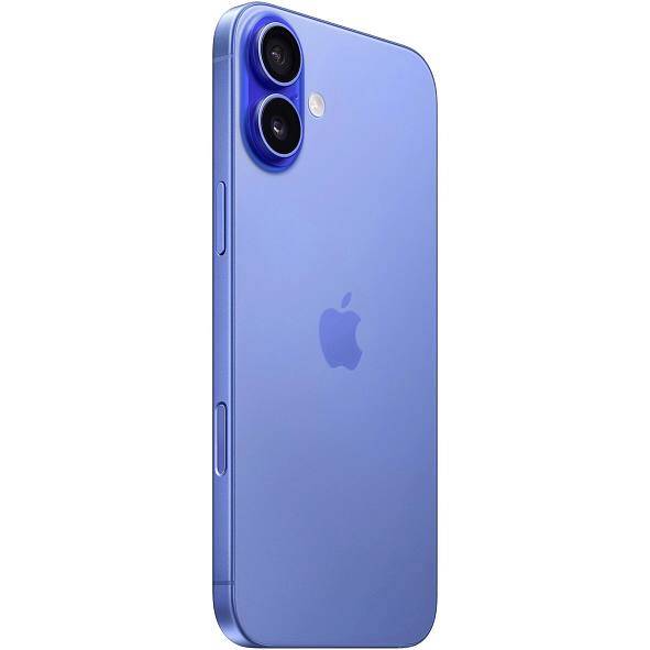 Смартфон Apple iPhone 16 128 Gb, 6.1&quot;, Ultramarine (nano-SIM + eSIM), синий, без rustore