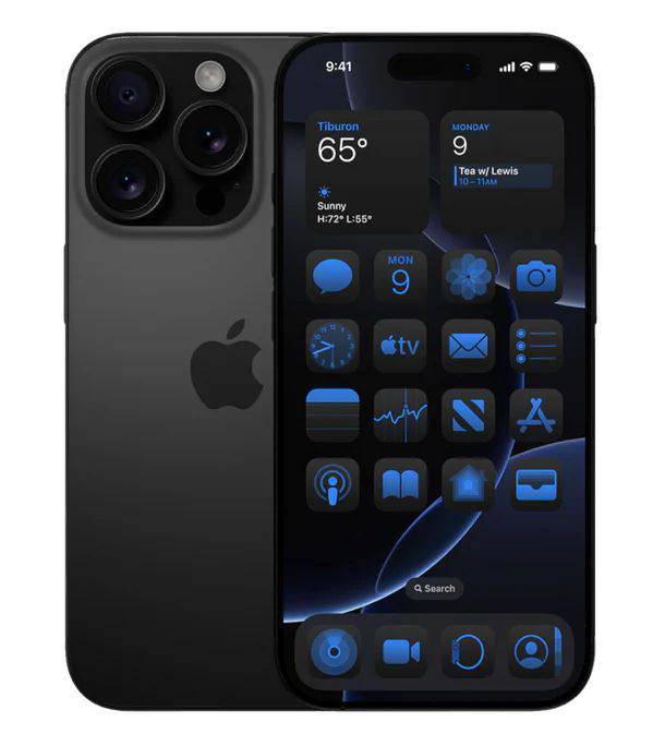 Смартфон Apple Iphone 16 Pro Max 256 ГБ (Black Titanium), (nano SIM, ESIM)